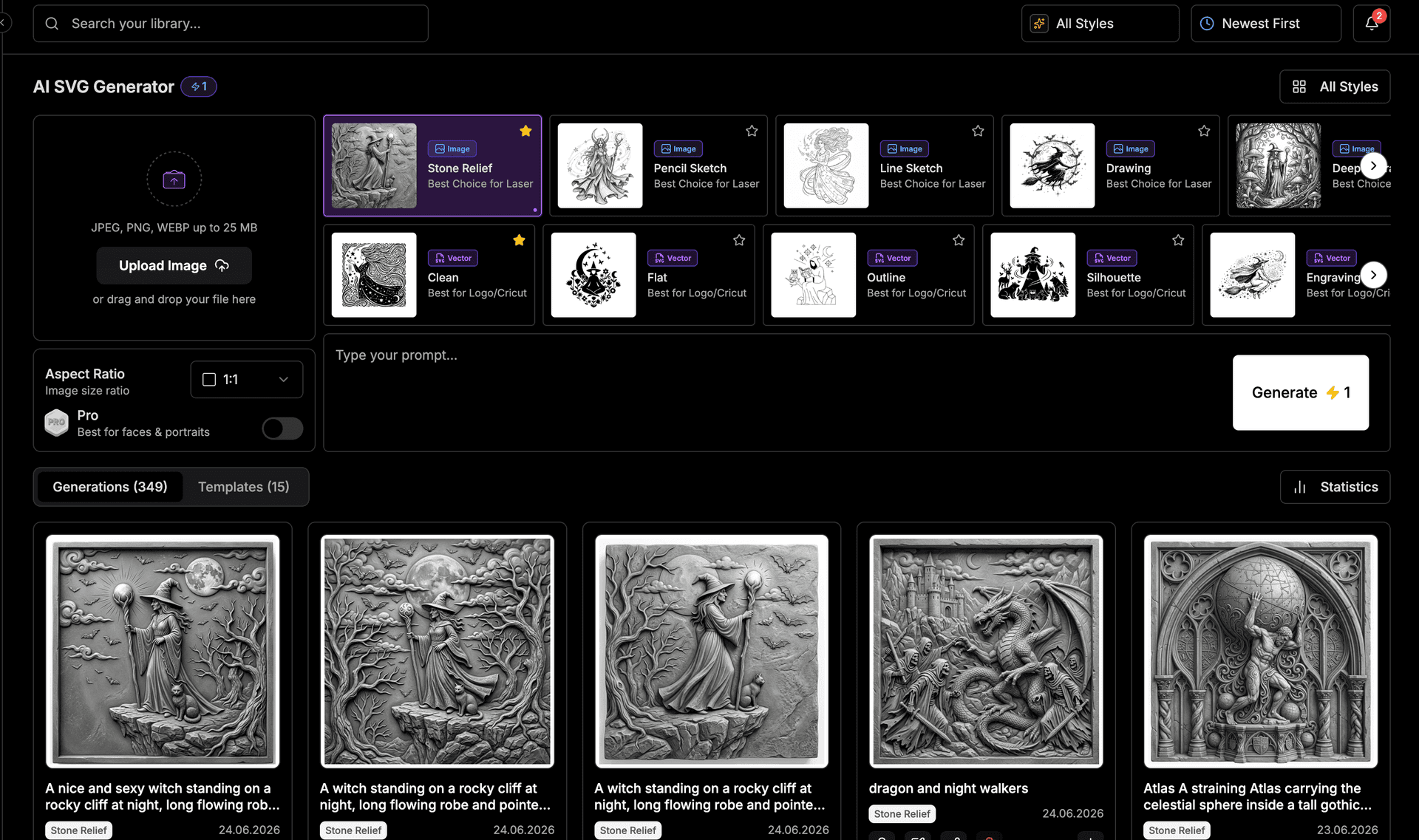 Introducing the Stone Relief Style