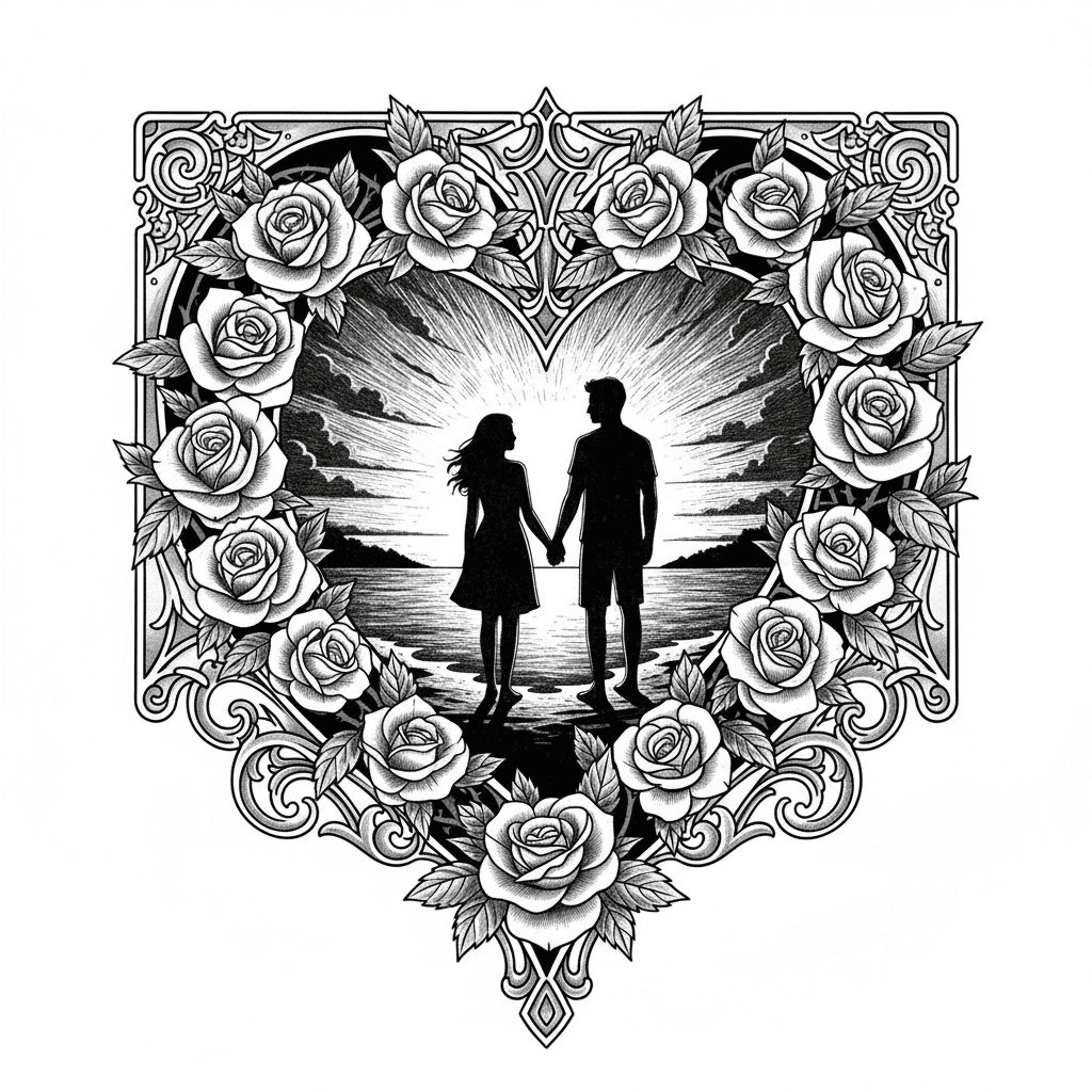 Deep Engraving Rasterafbeelding