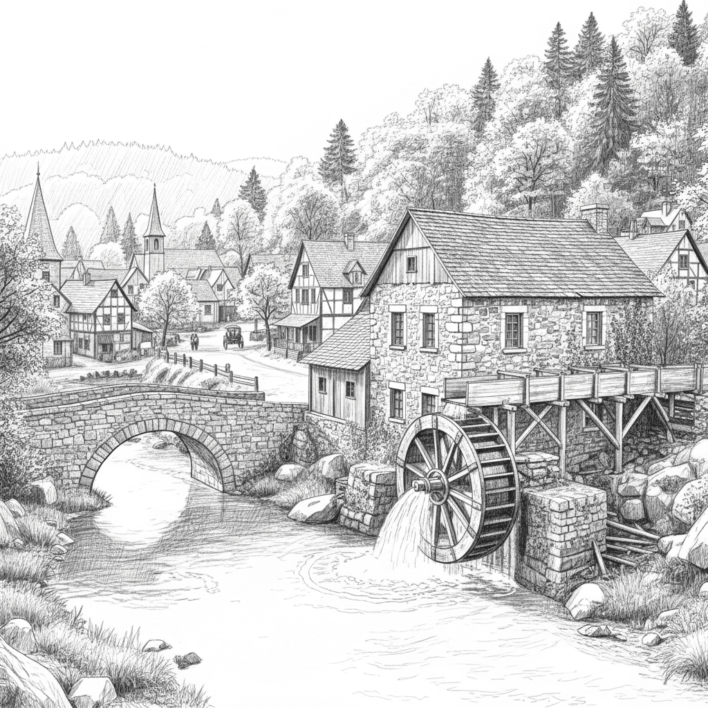 Pencil Sketch Raster image
