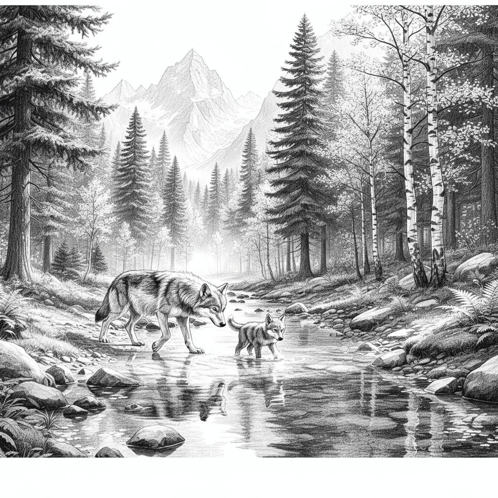 Pencil Sketch Raster image