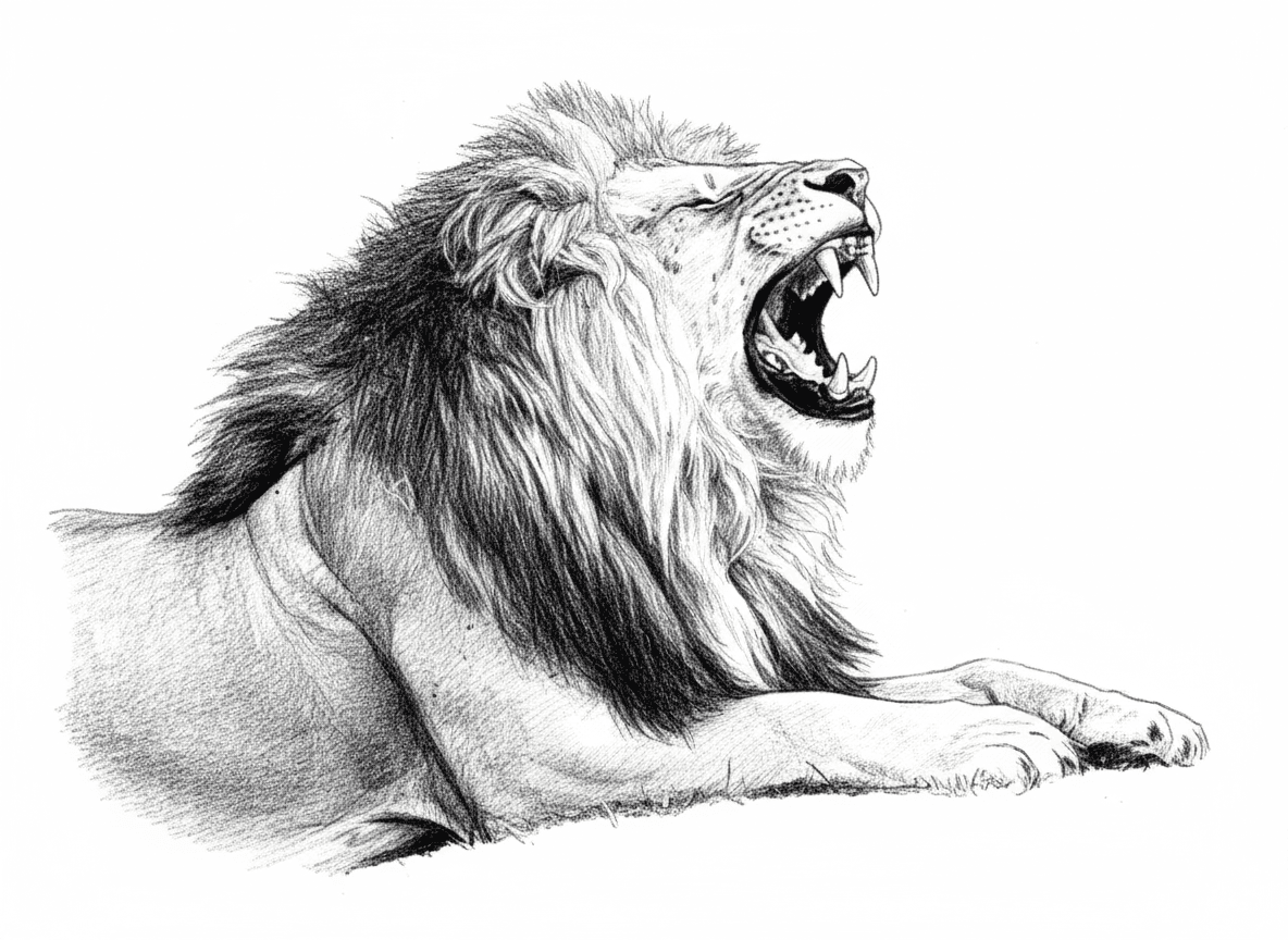 Pencil Sketch Imagem raster