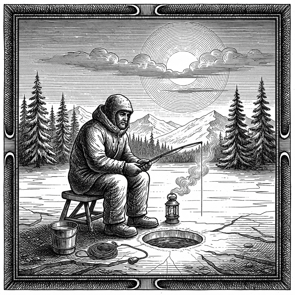 ice fishing