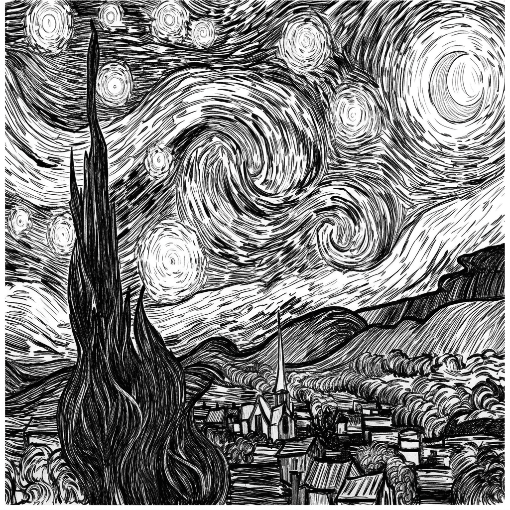 Deep Engraving Imagem raster