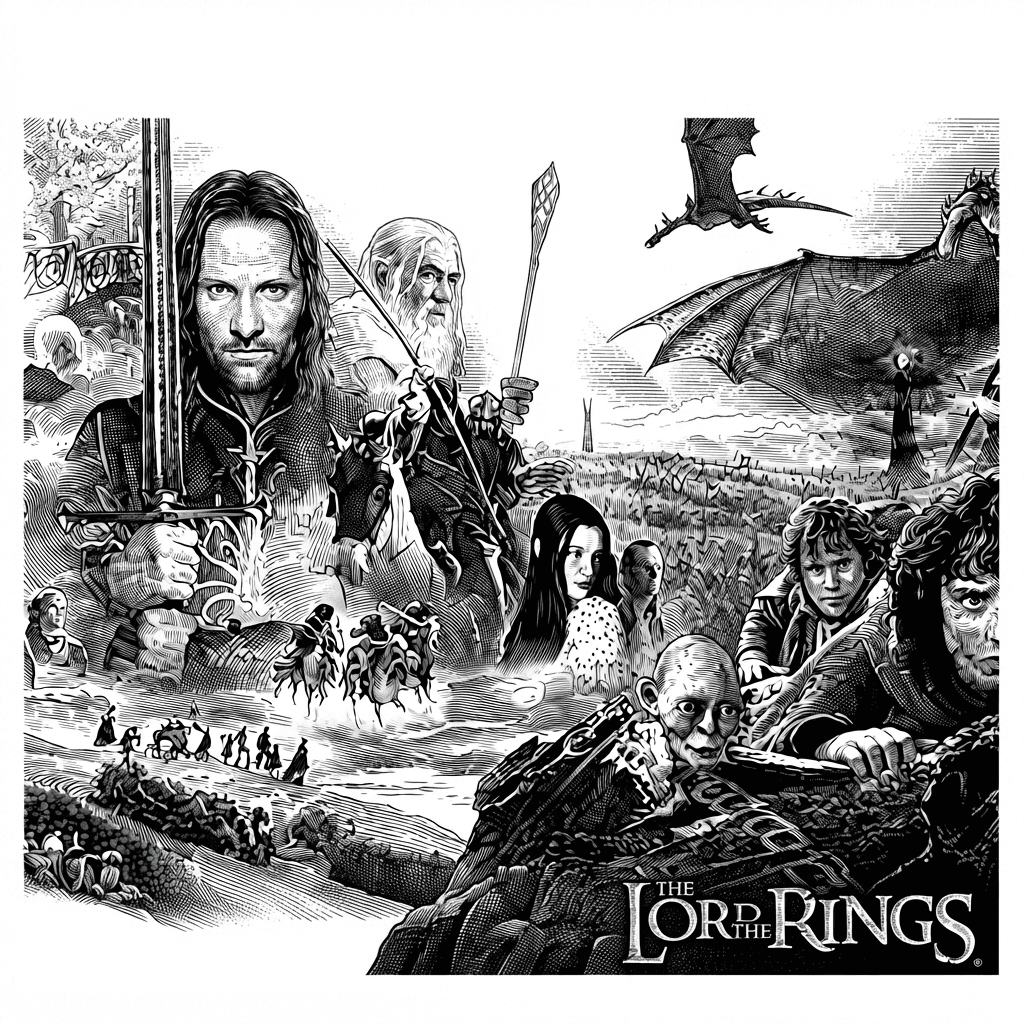 Deep Engraving Imagem raster