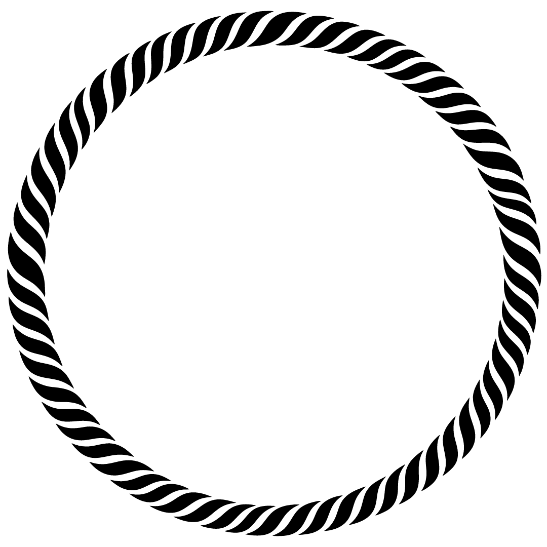 Circle Rope Twisted Frame Border Decorative - Free SVG Download ...
