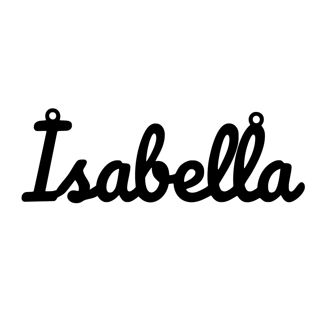 Isabella In Cursive - Free Template Download