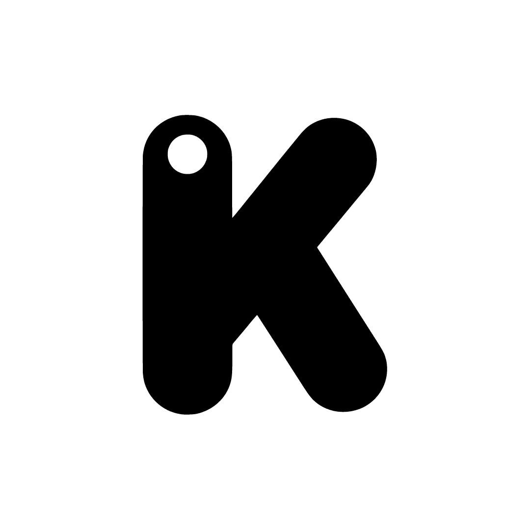 Design a single bold letter 