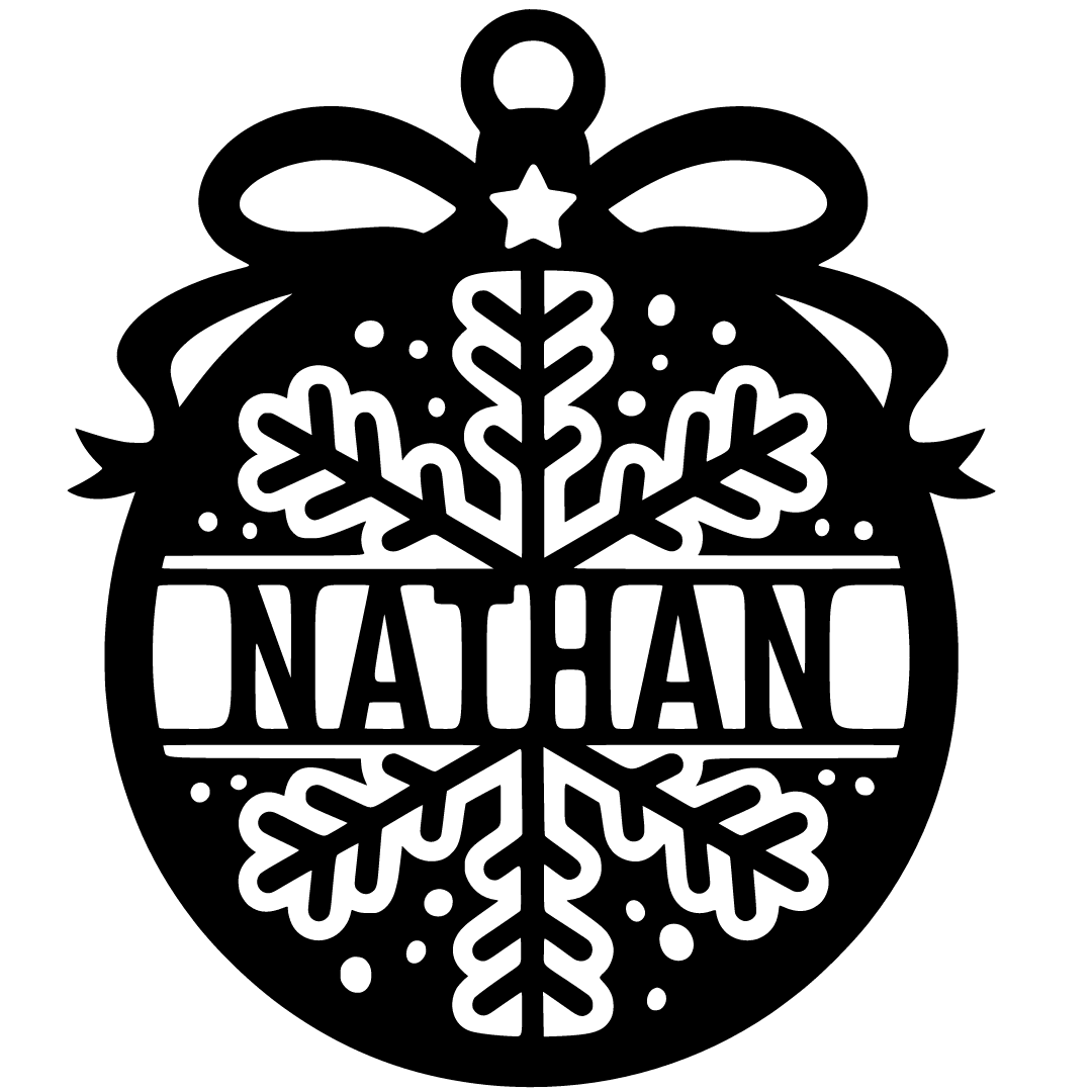 Change Custom Text to NATHAN. All letters are uppercase, attached at ...