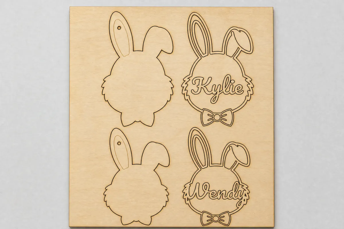 Easter Bunny Tag Generator: A whole batch