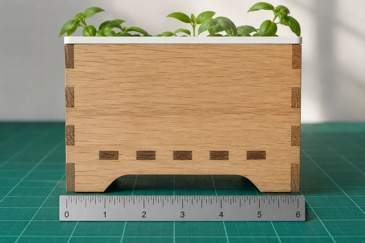 Desktop Planter Generator: Real size