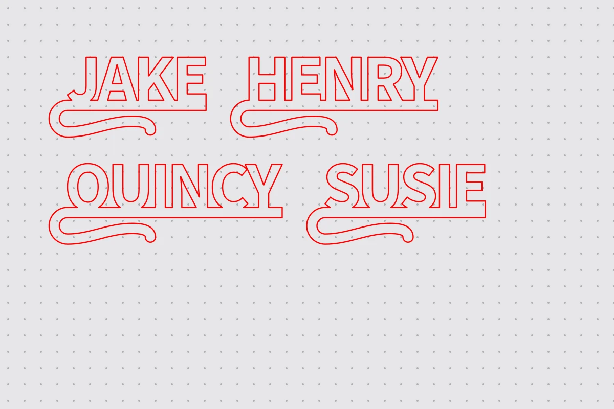 Name Drink Marker Clips Generator: One piece to cut