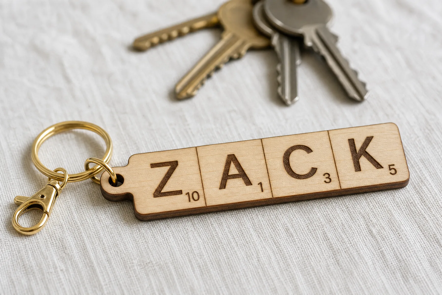 Vector Whether Image Letter Tile Keychain Generator: name tile SVG | Vector Witch