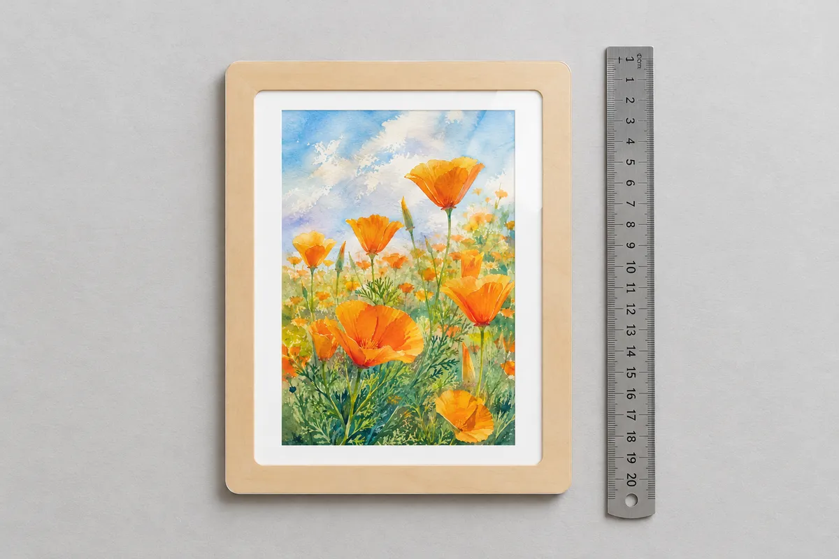 Picture Frame Generator: Real size