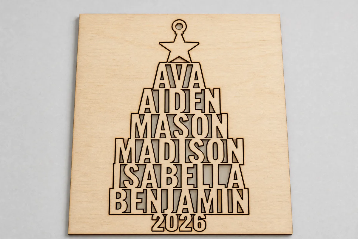 Family Tree Ornament Generator: One ornament per file