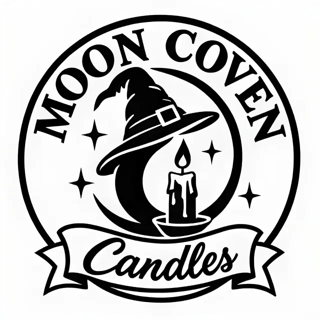 The same witch logo upscaled with AI